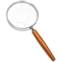 115mm Magnifier with wooden handle