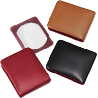 Pocket magnifier with leather case 3X No.3130