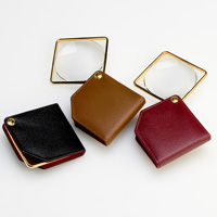Pocket magnifier with leather case 3.5X