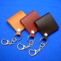 45mm Portable Pocket Magnifier Keychain type with leather case 3.5X