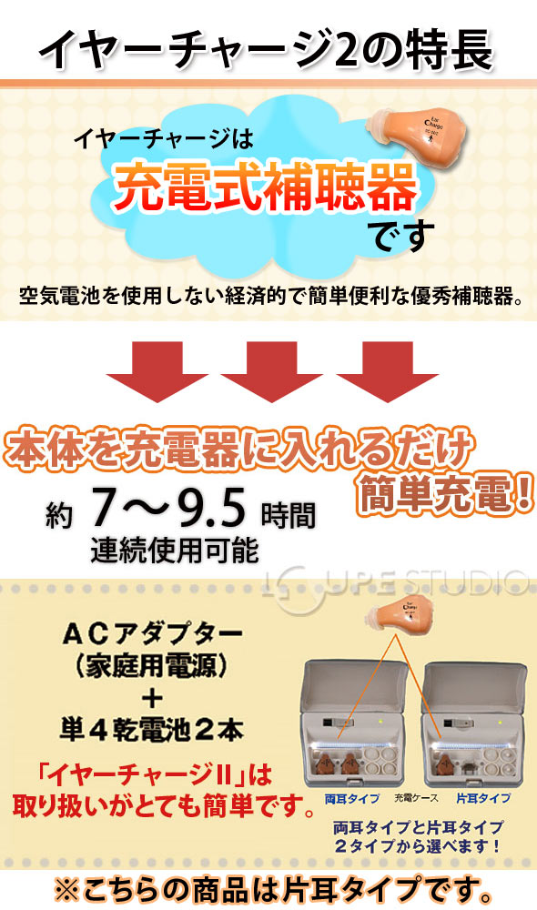 イヤーチャージ操作性・経済性