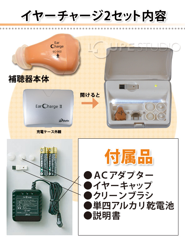 イヤーチャージのセット内容