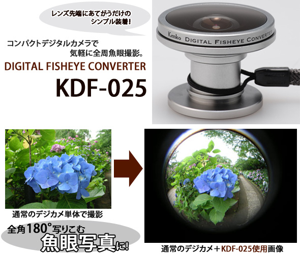 コンパクトデジタルカメラで気軽に全周魚眼撮影