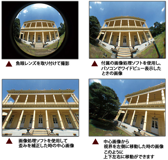 付属ソフトによる画像処理