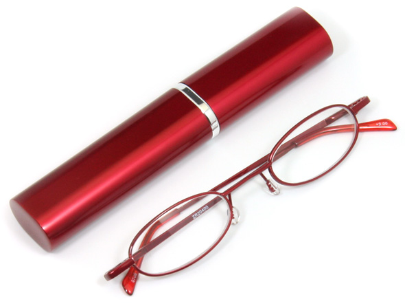 ペン型老眼鏡レッドのご紹介 