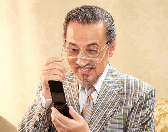 画面の小さい携帯電話などもOK 