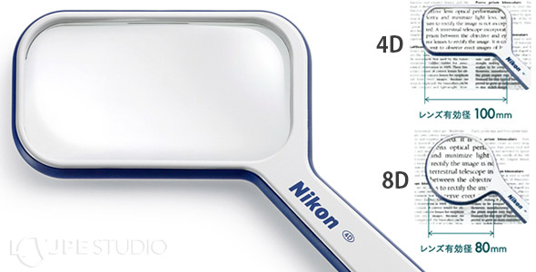 一般の方に向けたシンプルな手持ちルーペが多め