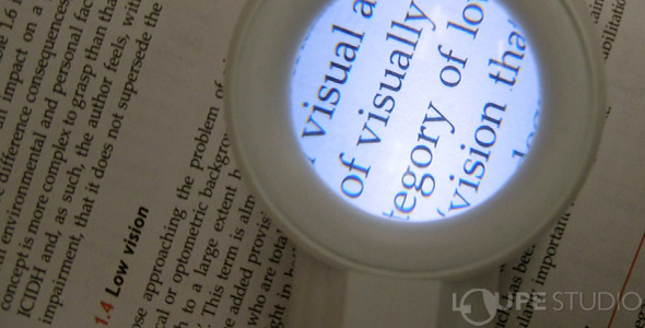 ライト付きだとコントラストがはっきりして見やすい