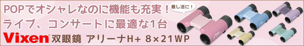 ビクセン 双眼鏡 アリーナ H+ 8x21WP