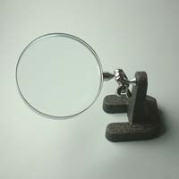 虫眼鏡 スタンド ルーペ 卓上 拡大鏡 スタンド式 小型スタンドルーペ 1630 2.5倍 75mm ルーペ スタンド 池田レンズ ガラスレンズ 日本製 母の日
