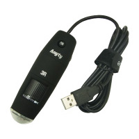 有線式デジタル顕微鏡 PC接続 [450〜600倍] 3R-MSUSB601 LEDライト デジタル マイクロスコープ パソコン USB 美容 エステ 皮膚 頭皮 印刷 繊維