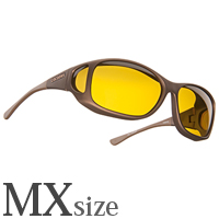 偏光 オーバーグラス ポラライズド C705Y COCOONS [コクーンズ] スタイルライン[MX] メガネの上からサングラス