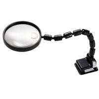 スタンドルーペ 2倍 4倍 マグスタンドルーペ ST-30 卓上 読書 手芸 エンジニア 