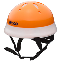 ヘルメット 子供用 Nicco 自転車 ヘルメット オレンジ 46 50cm Nicco Baby 12ヶ月 2才位まで 子供用 保護 Sgマーク認定商品 防災 ルーペスタジオ