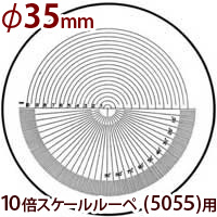 φ35 角度 R測定 交換用スケール S-209 10倍スケール 5055/SCLI-10用 S-209 5055 SCLI-10用