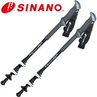 SINANO Fast-125カーボンW 2本1組 トレッキングポール シナノ 杖 つえ ウォーキングステッキ ステッキ アルミ カーボン