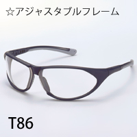 保護メガネ TOA80シリーズ T86 PCF アジャスタブルフレーム pm2.5 花粉症 対策 グッズ 保護メガネ 花粉 粉じん