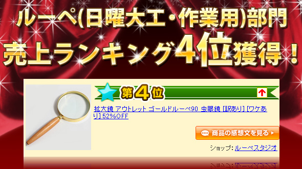 売上ランキング常時ランクイン