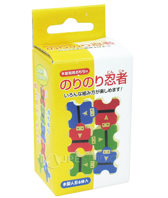 ゲーム のりのり忍者 子供 キッズ ゲーム おもちゃ 木製玩具 木のおもちゃ バランスゲーム 知育玩具 3歳 4歳 5歳 6歳 ルーペスタジオ