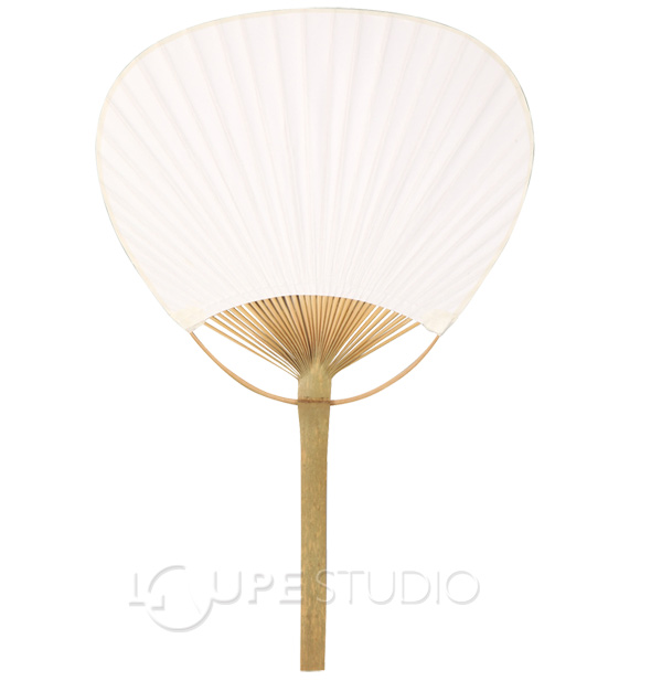 うちわ 無地 白 竹製 手作り 工作 素材 運動会 応援グッズ 体育祭 イベント 祭り コンサート ルーペスタジオ