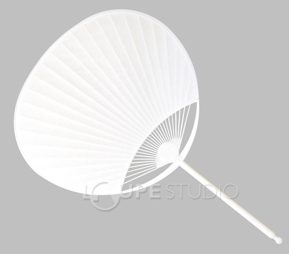 うちわ 無地 丸柄 プラ製 手作り 工作 素材 運動会 応援グッズ 体育祭 イベント 祭り コンサート ルーペスタジオ