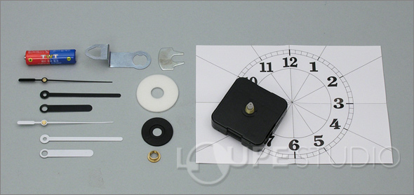メタリック時計 デザインセット 知育玩具 教育:ルーペスタジオ