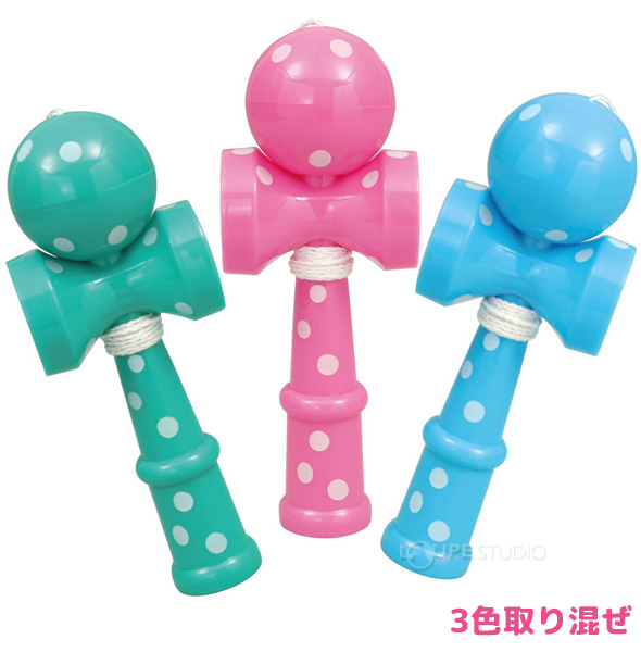けんだまポップ ランダムカラー ゲーム おもちゃ こども 子供 遊び 玩具 けん玉 クリスマスプレゼント ルーペスタジオ