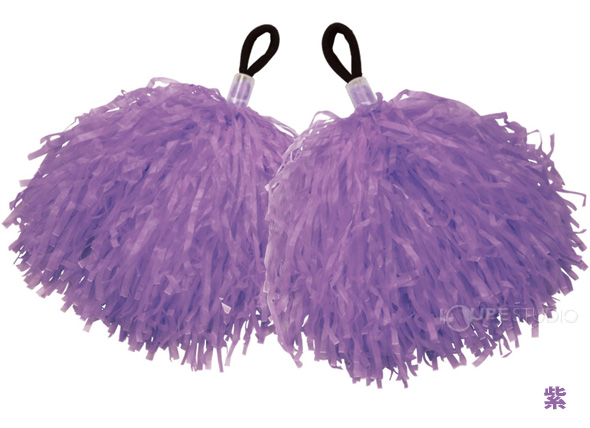 ポンポン チア 2個組 ハンドフリーポンポン テープ 学芸会 衣装 発表会 ダンス 踊り 運動会 体育祭 子供 キッズ 幼稚園 保育園 ルーペスタジオ