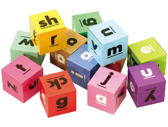 アルファベットキューブ[12pcs] 知育玩具 3歳 4歳 5歳 パズル ブロック ...