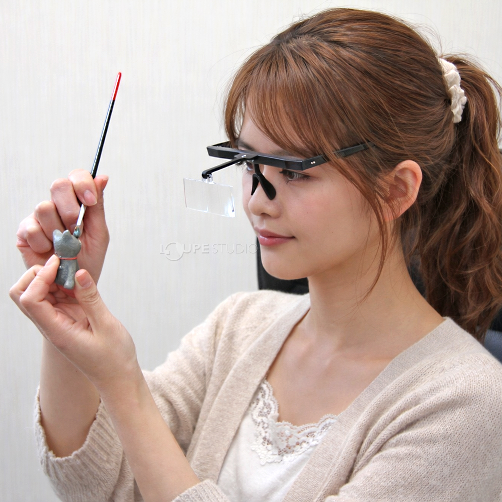 HF-10B]双眼メガネルーペ メガネ式2.5倍:池田レンズ工業株式会社