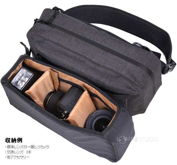 カメラバッグ ショルダー アオスタ インターセプターii ワンショルダー Aoc Sep2wam 一眼レフ 交換レンズ ミラーレス おすすめ 人気 おしゃれ シンプル カメラ女子 メンズ 生活防水 ルーペスタジオ