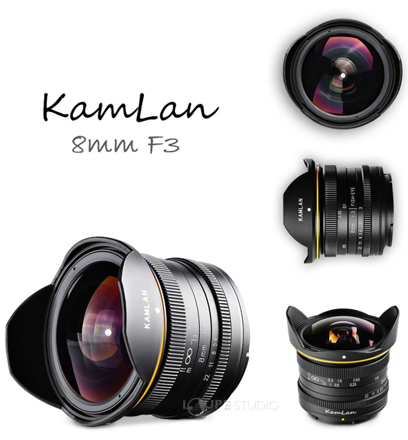 カメラレンズ 8mm F3.0 KAMLAN カムラン レンズ 超広角単焦点レンズ 超 