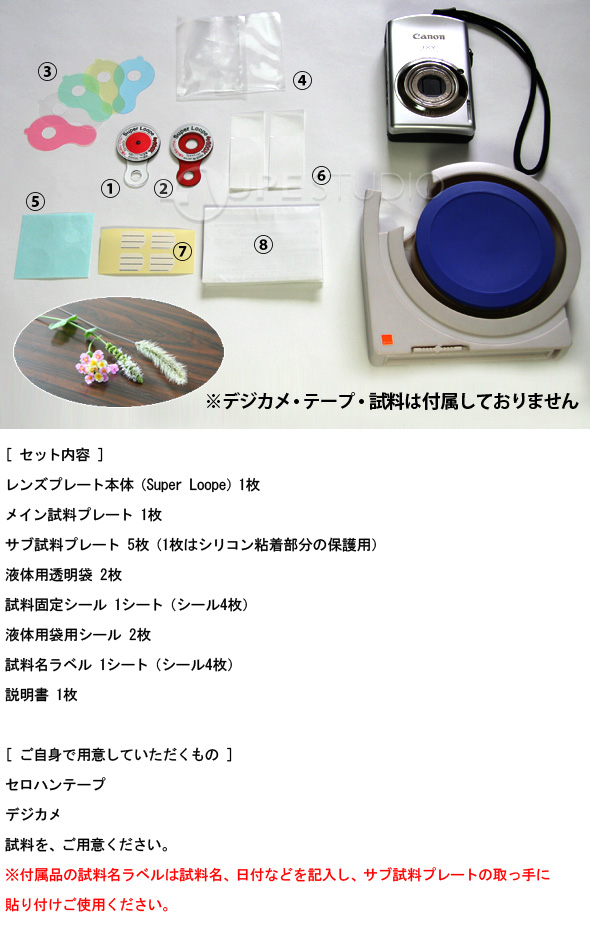 セット内容と用意するもの 